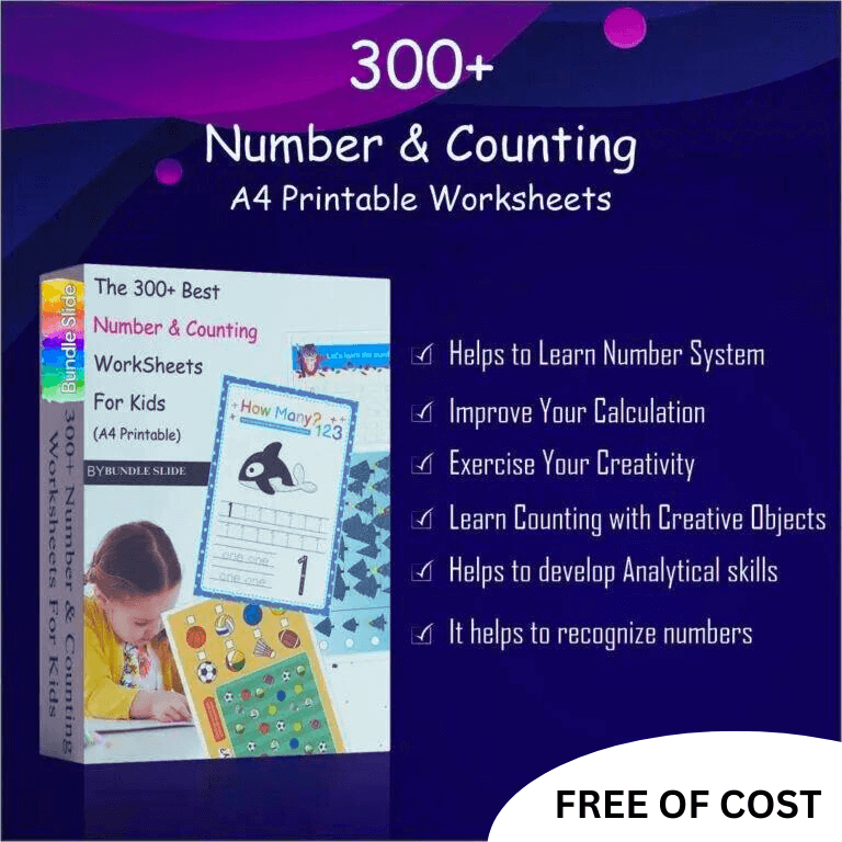 Printable Preschool Worksheet 5 free of cost 5